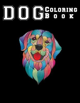 Book cover for Dog Coloring Book