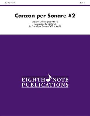 Cover of Canzon Per Sonare #2