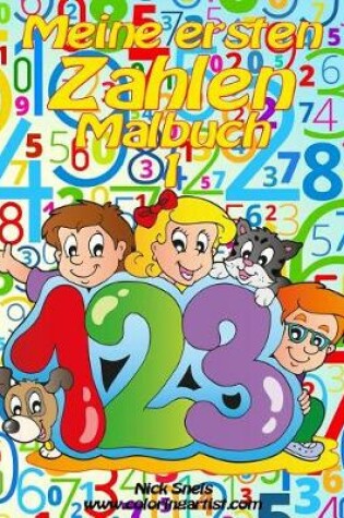 Cover of Meine ersten Zahlen Malbuch 1