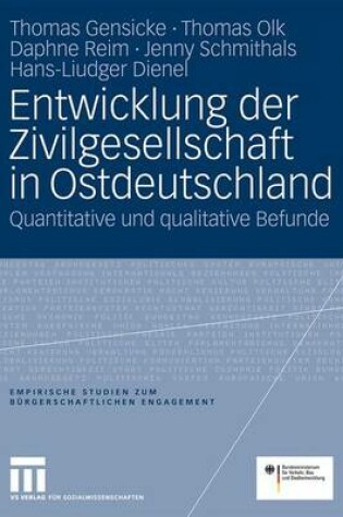 Cover of Entwicklung Der Zivilgesellschaft in Ostdeutschland