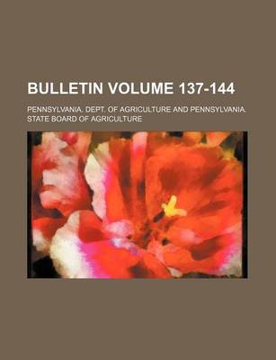 Book cover for Bulletin Volume 137-144