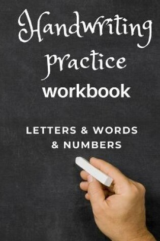 Cover of Handwritig practice workbook