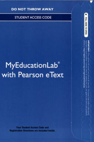 Cover of NEW MyLab Education with Video-Enhanced Pearson eText -- Standalone Access Card -- for Effective Teaching Methods