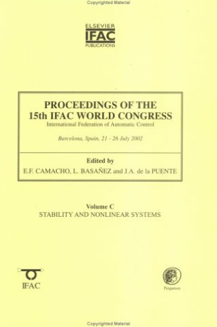 Cover of Proceedings of the 15th IFAC World Congress, Optimal Control