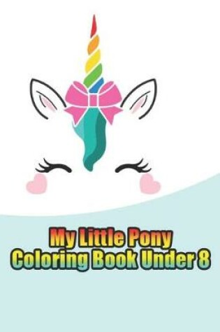 Cover of my little pony coloring book under