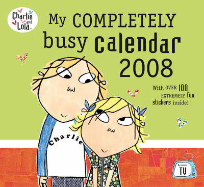 Book cover for My Completely Busy Calendar