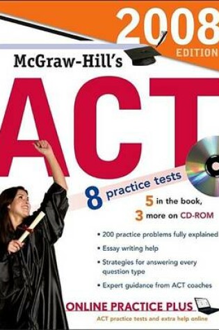 Cover of EBK McGraw-Hill's ACT with CD-ROM, 2008