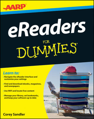 Book cover for AARP eReaders For Dummies