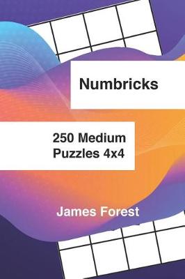 Cover of 250 Numbricks 4x4 medium puzzles