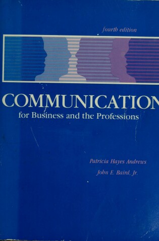 Cover of Communication for Business and the Professions