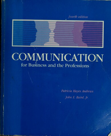 Book cover for Communication for Business and the Professions