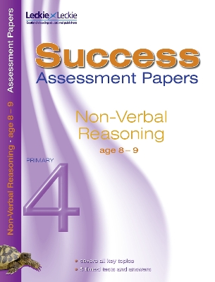 Book cover for Non-Verbal Reasoning Assessment Papers 8-9