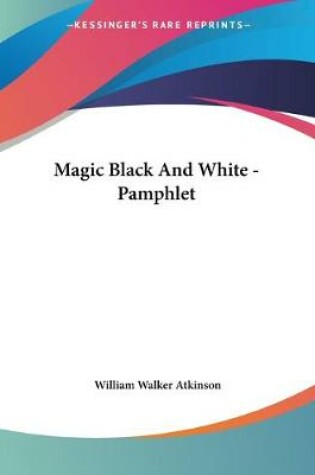 Cover of Magic Black And White - Pamphlet