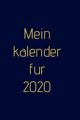 Book cover for Mein Kalender fur 2020