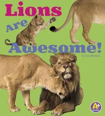 Book cover for Awesome African Animals Lions are Awesome