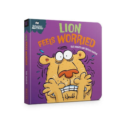 Book cover for Lion Feels Worried