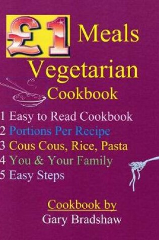 Cover of £1 Meals Vegetarian Cookbook