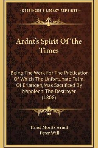 Cover of Ardnt's Spirit Of The Times