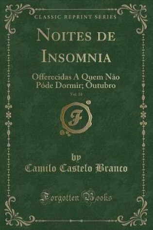 Cover of Noites de Insomnia, Vol. 10