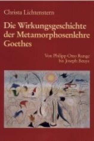 Cover of Metamorphose in Der Kunst DES 19. Und 20. Jahrhunderts