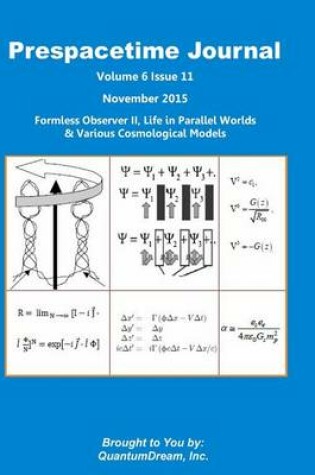 Cover of Prespacetime Journal Volume 6 Issue 11