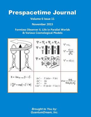 Cover of Prespacetime Journal Volume 6 Issue 11