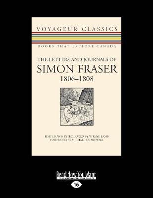 Cover of The Letters and Journals of Simon Fraser, 1806-1808