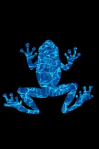 Cover of Deep Blue Aqua Frog Silhouette