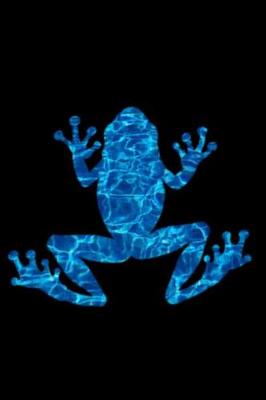 Book cover for Deep Blue Aqua Frog Silhouette