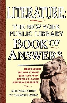 Book cover for Literature: New York Public Library Book of Answers