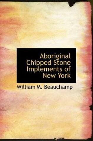 Cover of Aboriginal Chipped Stone Implements of New York