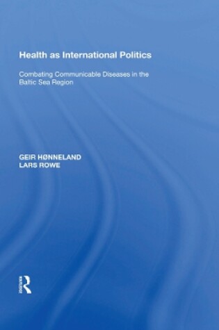 Cover of Health as International Politics