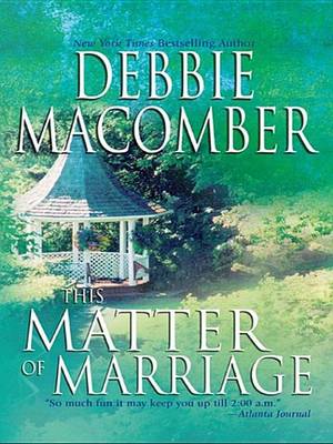 Book cover for This Matter of Marriage