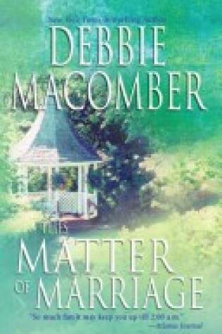 Cover of This Matter of Marriage