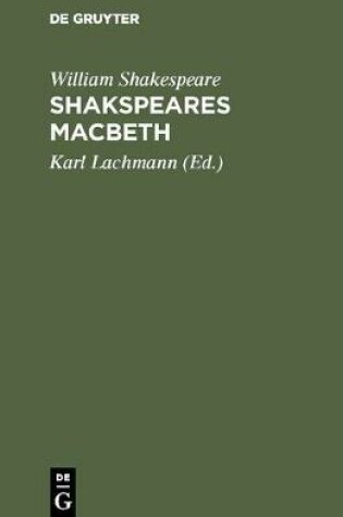 Cover of Shakspeare's Macbeth