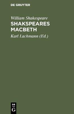 Book cover for Shakspeare's Macbeth