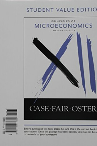 Cover of Principles of Microeconomics