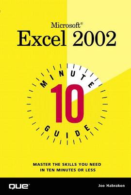 Book cover for 10 Minute Guide to Microsoft Excel 2002