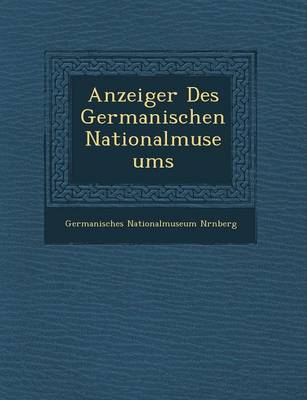 Book cover for Anzeiger Des Germanischen Nationalmuseums