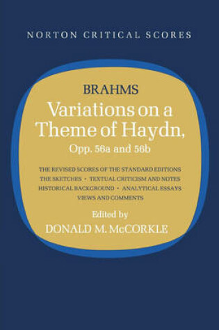 Cover of Variations on a Theme of Haydn