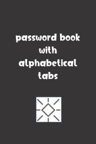 Cover of Password Book With Alphabetical Tabs