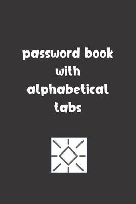 Book cover for Password Book With Alphabetical Tabs