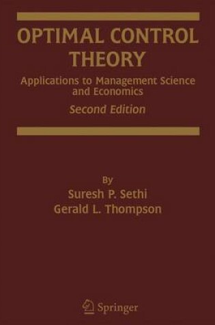 Cover of Optimal Control Theory