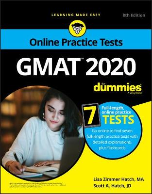 Book cover for GMAT For Dummies 2020