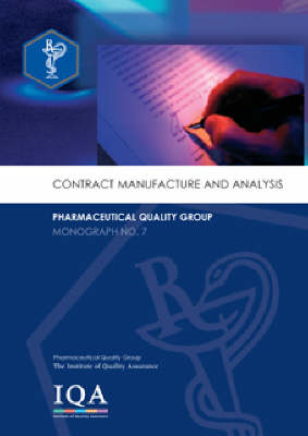 Cover of Contract Manufacture and Analysis