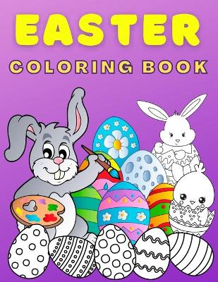 Book cover for Easter Coloring Book For Kids Ages 4-8