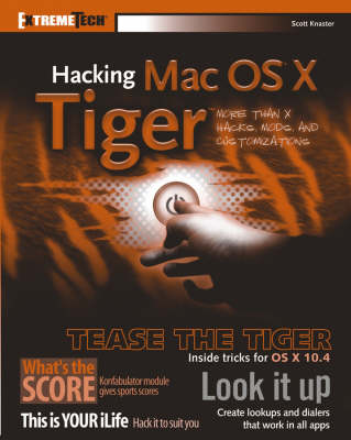 Book cover for Hacking Mac OS X Tiger