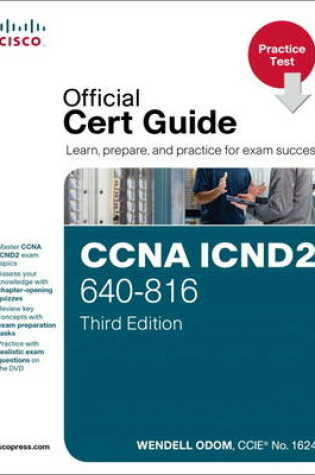 Cover of CCNA ICND2 640-816 Official Cert Guide, Practice Test