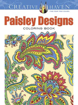 Book cover for Creative Haven Paisley Designs Collection Coloring Book