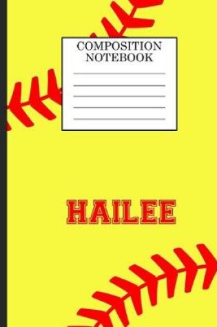 Cover of Hailee Composition Notebook